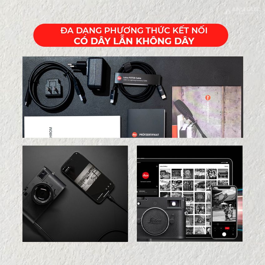 Leica M11 Monochrom - Kết nối