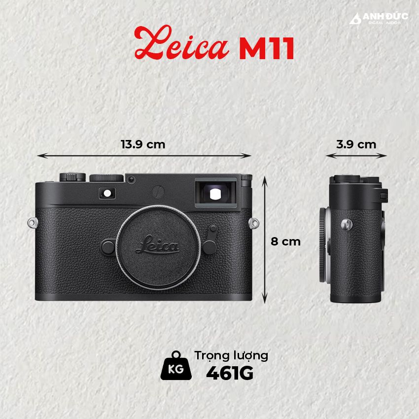 Leica M11 Monochrom - Kích thước