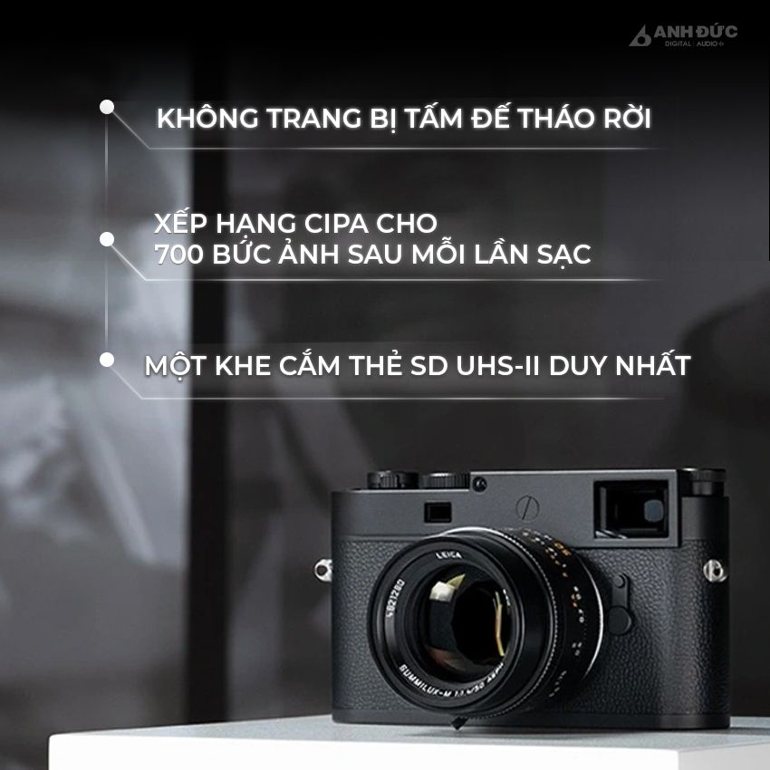 Leica M11 Monochrom - nhiều thay đổi mới