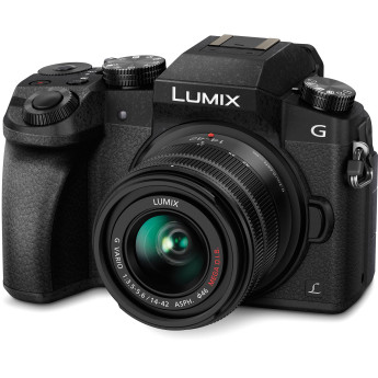 Máy ảnh Panasonic Lumix DMC-G7 + Lens G 14-42mm f/3.5-5.6 II | Black (Chính hãng)