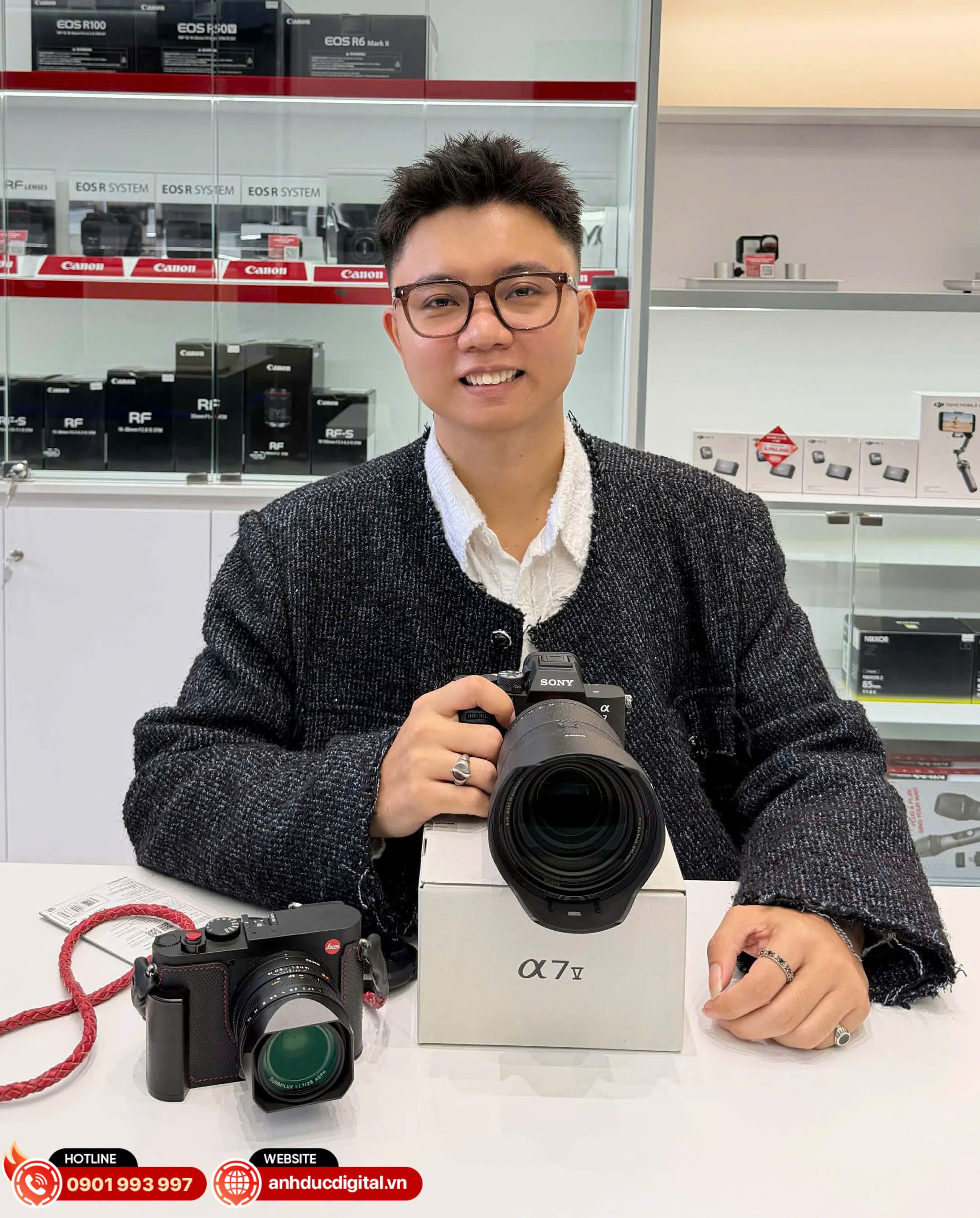 Mua ống kính chính hãng cho Sony A7V tại Anh Đức Digital – Chất lượng đảm bảo, giá hợp lý