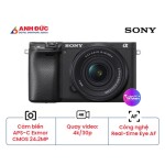 Sony Alpha A6400 + Lens E PZ 16-50mm f/3.5-5.6 II | Black (Chính hãng)