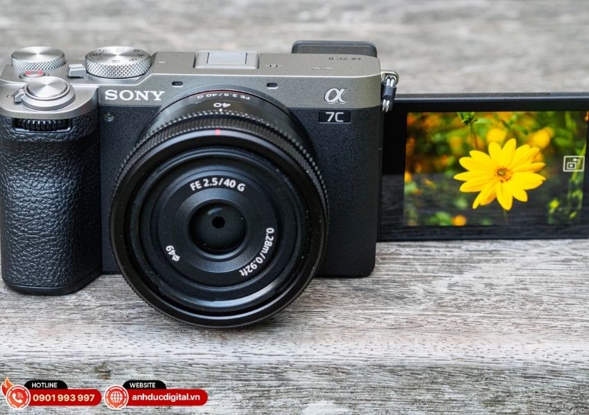 Theo d&otilde;i chủ thể vlog Sony A7C II