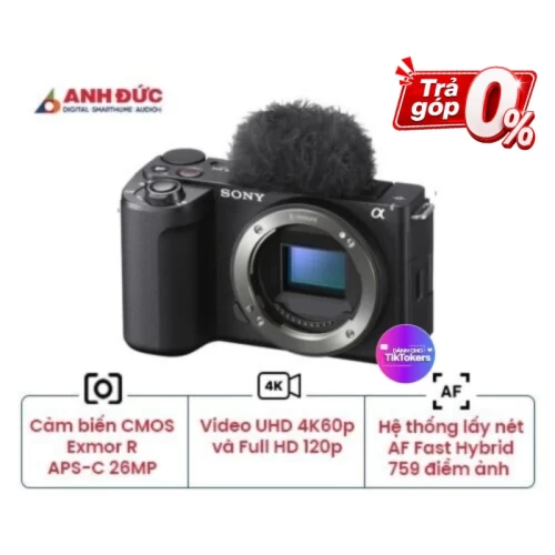 Máy ảnh Sony ZV-E10 Mark II | Body Only | Black (Chính hãng)