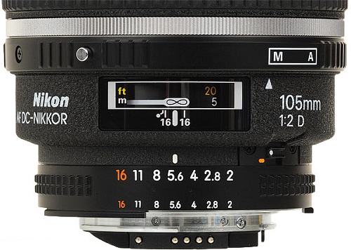 Nikon AF-S Nikkor 105mm f/2D 4