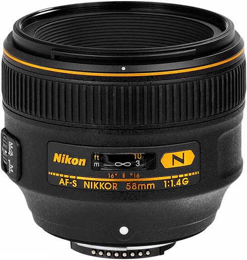 Nikon AF-S Nikkor 58mm f/1.4G