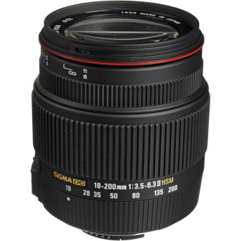 Ống kính Sigma 18-200mm f/3.5-6.3 II DC OS HSM (Chính hãng)