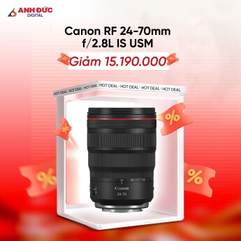Ống kính Canon RF 24-70mm f/2.8L IS USM (Chính hãng)