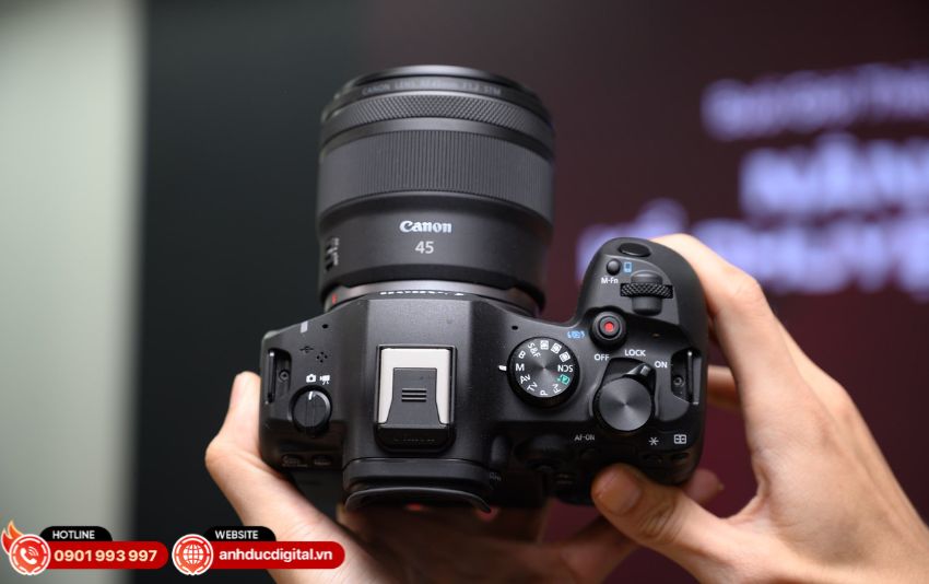 Động cơ lấy nét STM êm ái trên Canon RF 45mm f/1.2