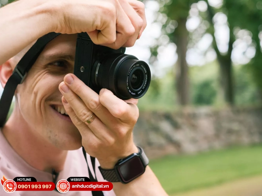 Ống kính Fujinon XC 13-33mm F3.5-6.3 có hệ thống OIS 4 điểm dừng giúp giảm rung tay đáng kể