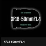 Ống kính Fujinon XF 18-50mm f1.4 (Chính hãng)