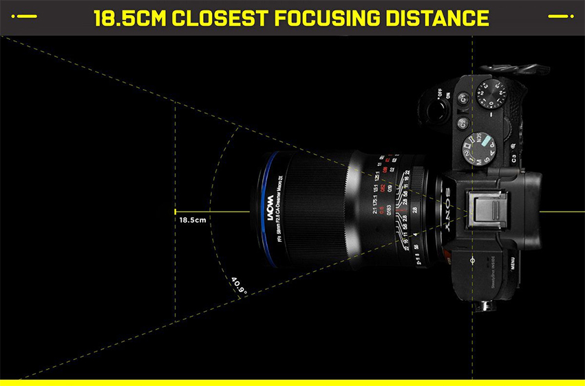 Ống kính Laowa 58mm f2.8 2X Ultra Macro APO 18