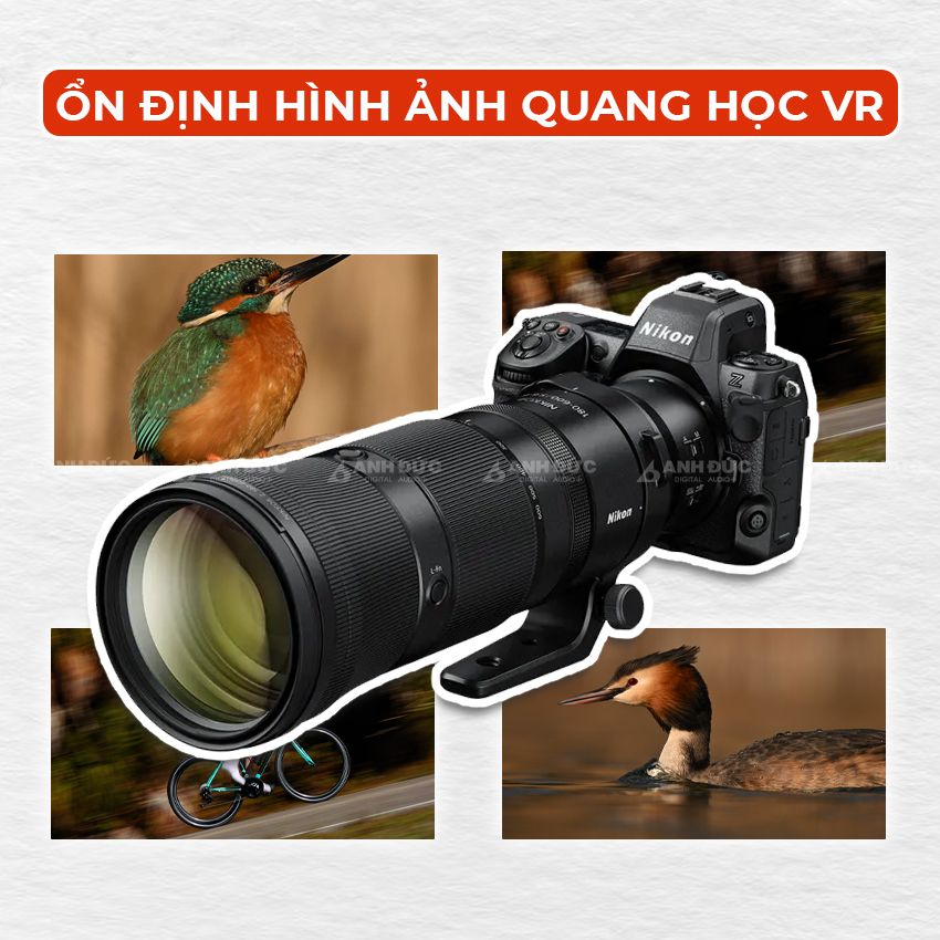 Nikkor Z 180-600mm f5.6-6.3 - Ổn định hình ảnh