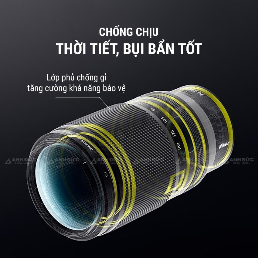 Nikon Nikkor Z 70-180mm - Chống chịu thời tiết