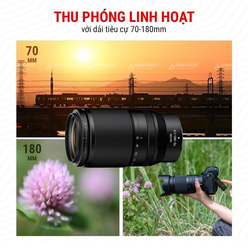 Nikon Nikkor Z 70-180mm - Thu phóng linh hoạt
