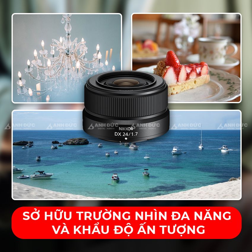 Nikkor Z DX 24mm f1.7 - Khẩu độ