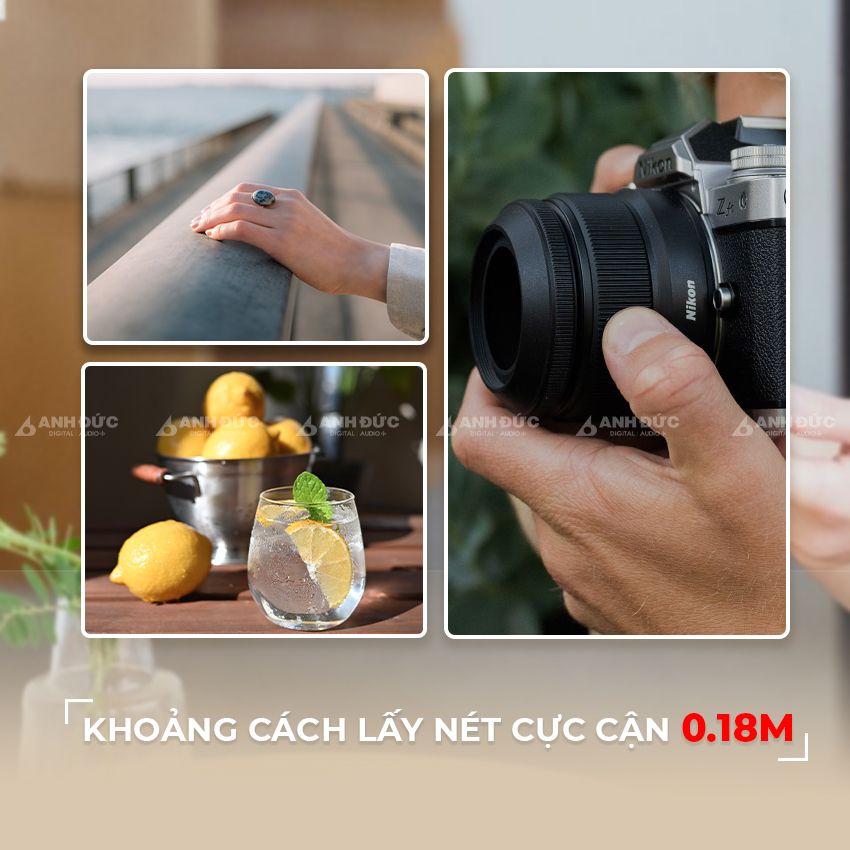 Nikkor Z DX 24mm f1.7 - Khoảng cách lấy nét