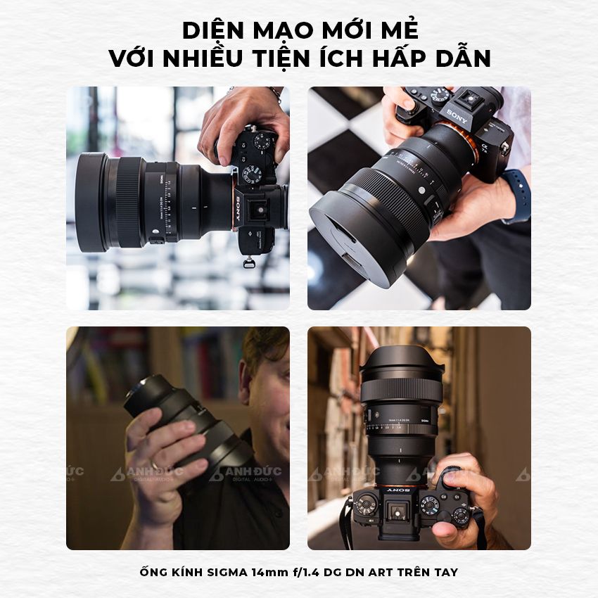 Sigma 14mm f1.4 DG DN Art - Nhiều tiện ích mới