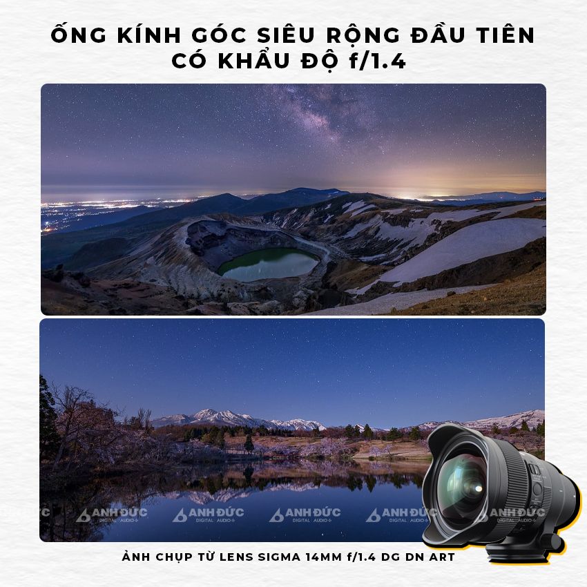 Sigma 14mm f1.4 DG DN Art - Ống kính góc siêu rộng