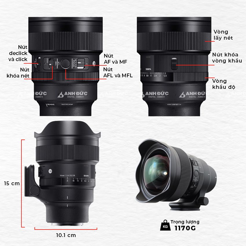 Sigma 14mm f1.4 DG DN Art - Tổng quan