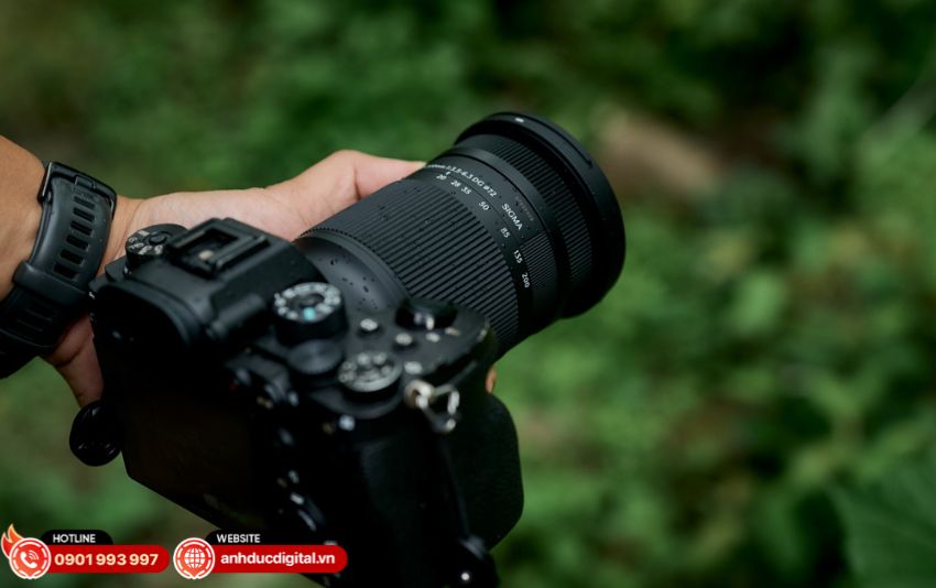 Sigma 20-200mm DG Contemporary với cấu trúc chống bụi và chống văng nước