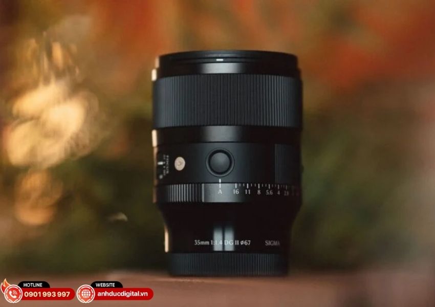 Thiết kế nhỏ gọn Sigma 35mm F1.4 DG II Art