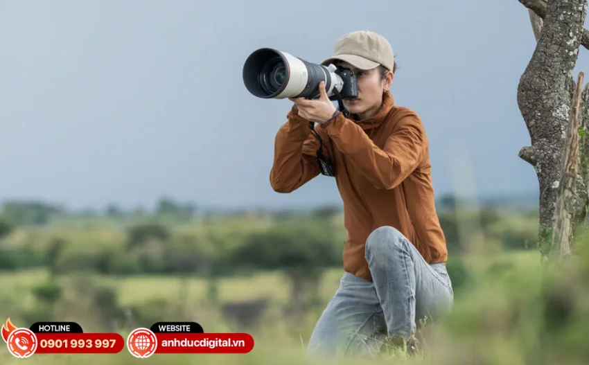 Sony FE 100-400mm f/4.5 GM OSS được t&iacute;ch hợp hệ thống chống rung quang học OSS