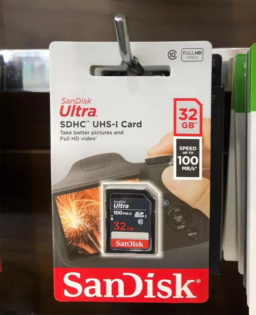 Thẻ nhớ SDHC Sandisk Ultra 32GB 100Mb/s
