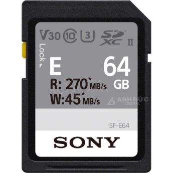 Thẻ nhớ SDXC Sony 64GB 270MB/s UHS-II (Chính Hãng)
