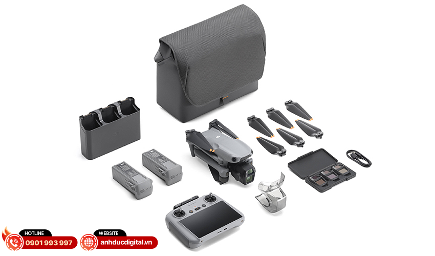 Flycam DJI Air 3S Fly More Combo with DJI RC 2 28