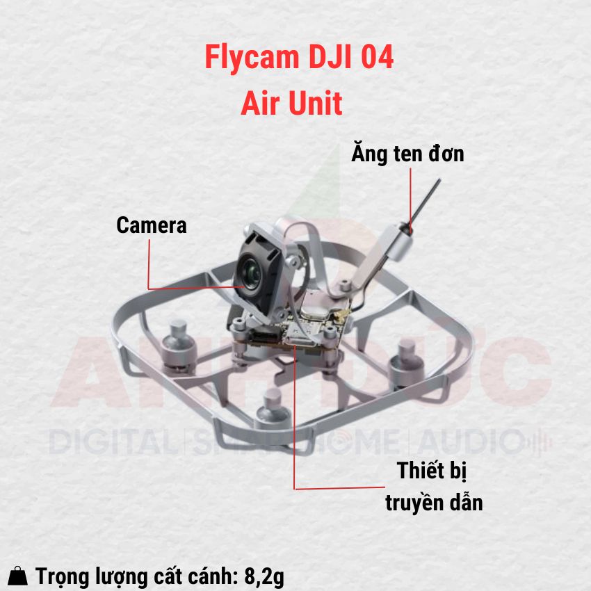 Thiết kế Flycam DJI O4 Air Unit