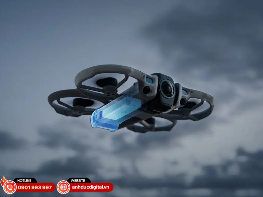 DJI Avata 360 c&oacute; thời gian bay tối đa khoảng 23 ph&uacute;t&nbsp;đ&aacute;p ứng tốt c&aacute;c cảnh quay tr&ecirc;n kh&ocirc;ng