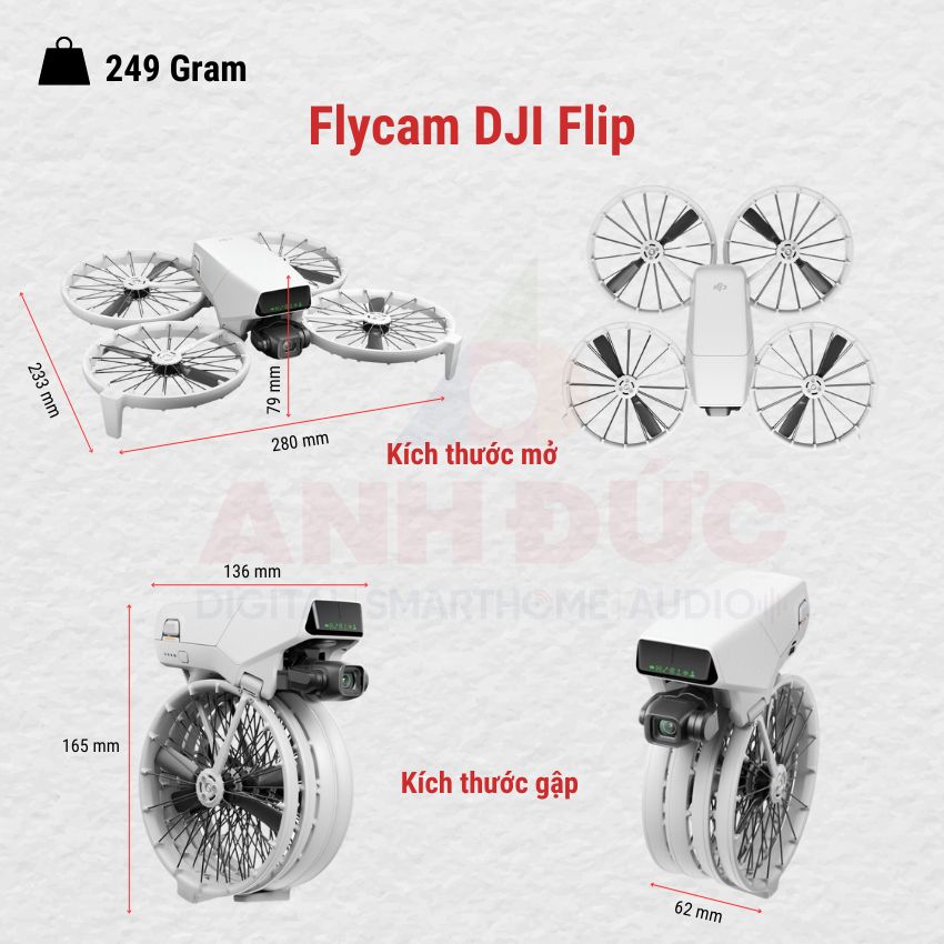 Flycam DJI Flip tổng quan