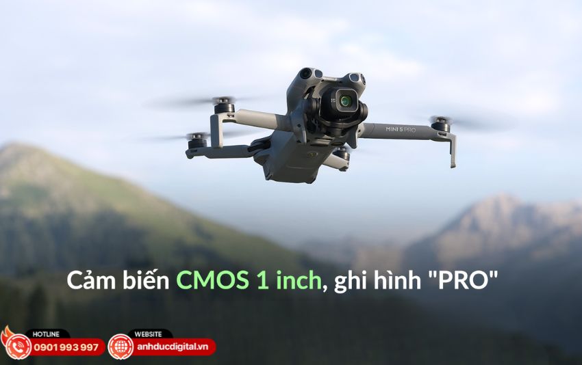 DJI Mini 5 Pro Cảm Biến 1-Inch Cmos 50mp