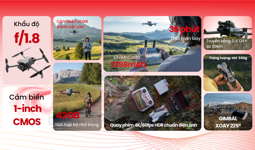 Flycam DJI Mini 5 Pro ra mắt