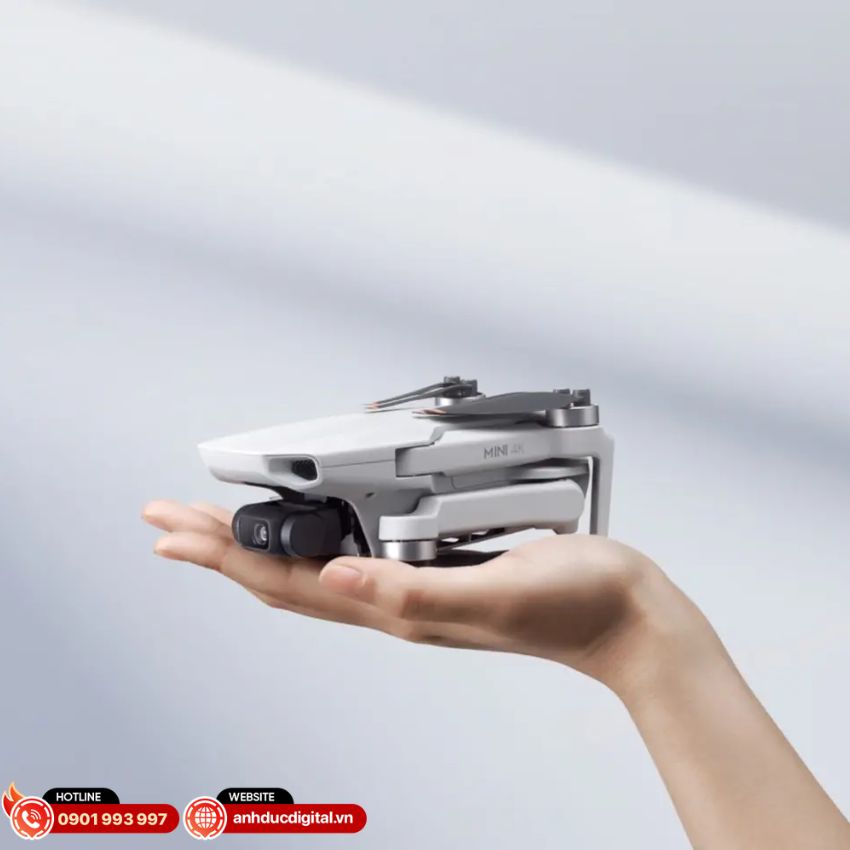 DJI Mini 4K c&oacute; thiết kế gập với trọng lượng khoảng 246 g