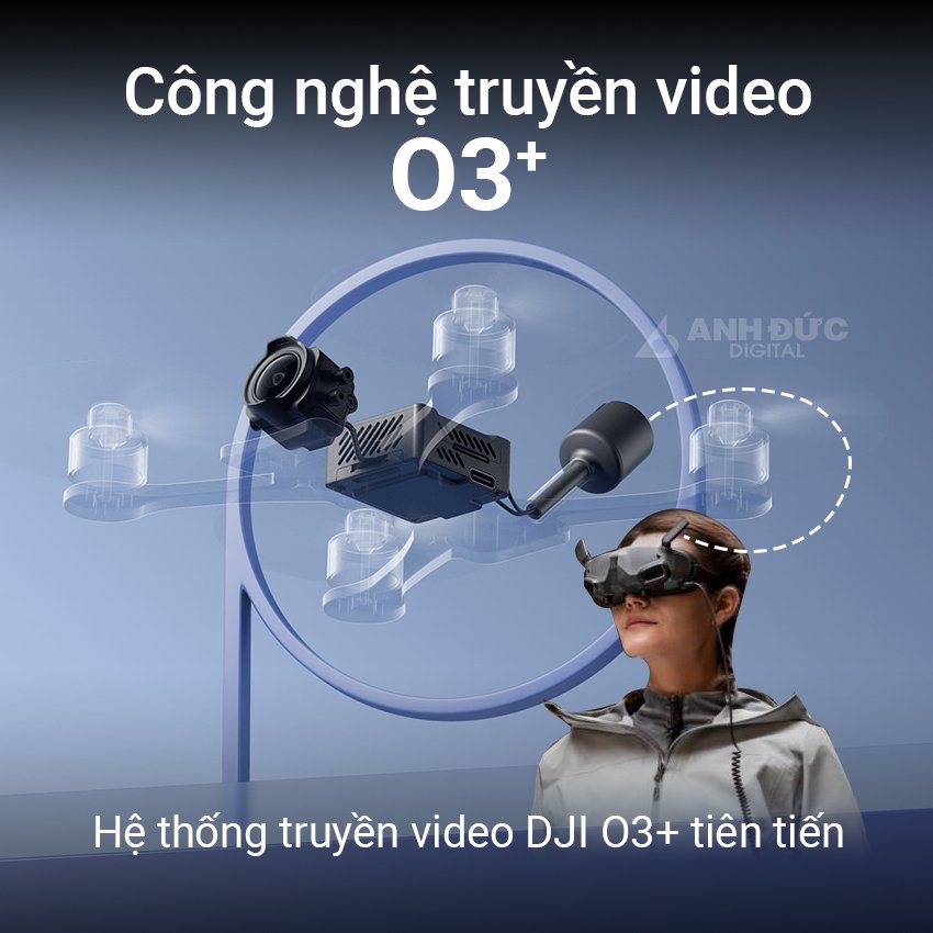Công nghệ truyền video DJI O3+ tiên tiến