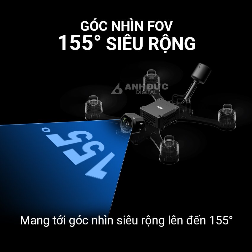 Góc nhìn FOV 155° siêu rộng
