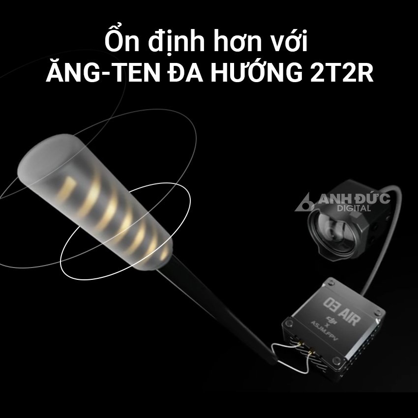 Ổn định hơn với Ăng-ten đa hướng 2T2R