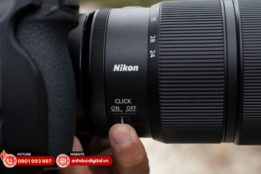 NIKKOR Z 24-70mm f/2.8 S II được trang bị vòng điều khiển đa năng