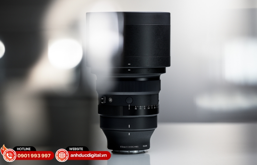 Sigma 135mm F1.4 DG Art sử dụng vật liệu cao cấp