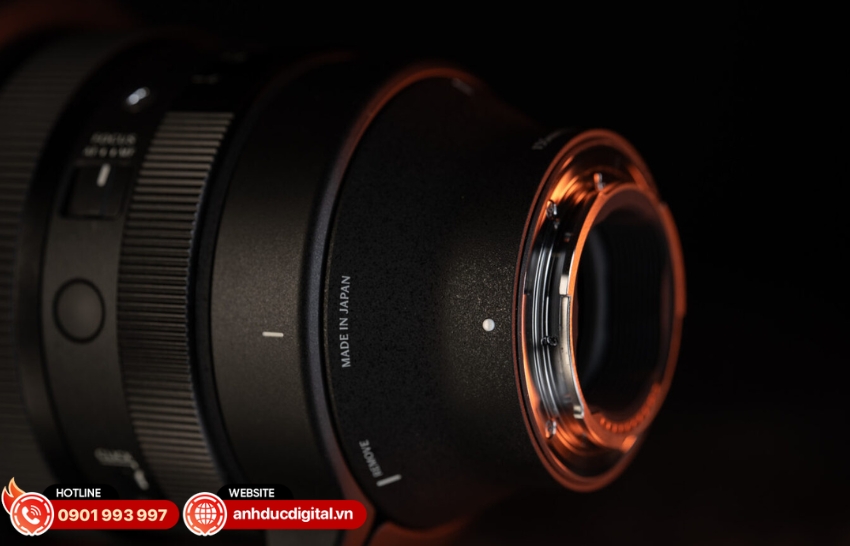 Sigma 135mm F1.4 DG Art được trang bị khả năng chống bụi và chống nước bắn