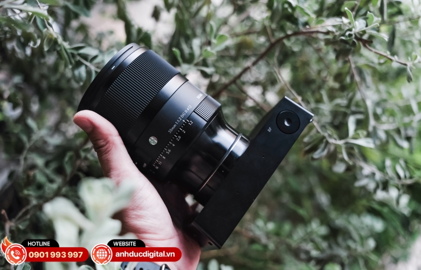Sigma 35mm F1.2 DG II Art có trọng lượng gọn nhẹ