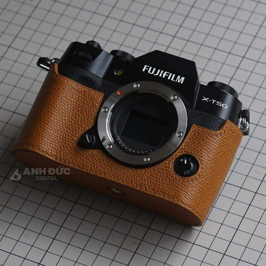Camera leather case + straps customs X-T50 1