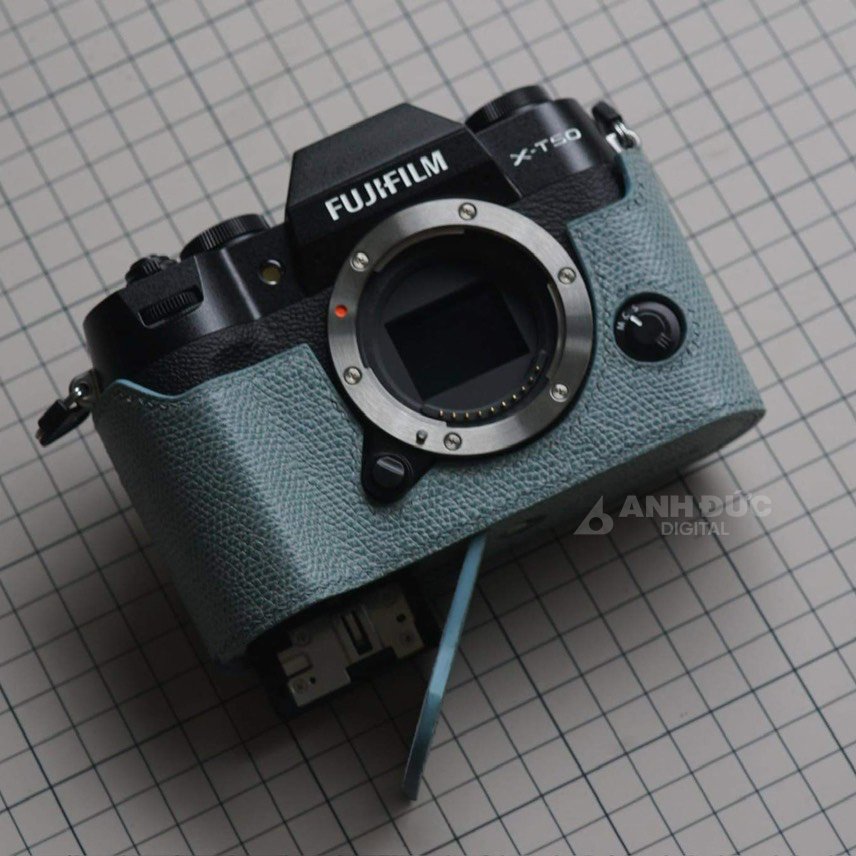 Camera leather case + straps customs X-T50 3