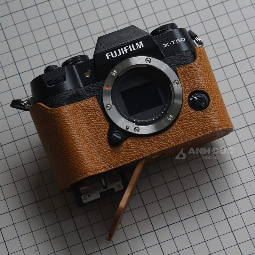 Camera leather case + straps customs X-T50 4