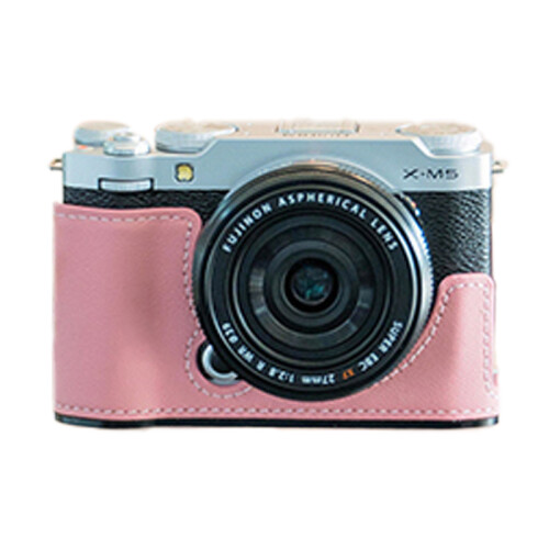 Half Case + Strap Fuji X-M5 | Pink (Chính hãng)