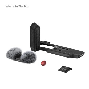 L-Shape Mount Plate with Silicone Handle for FUJIFILM X-M5 | Black (Chính hãng)