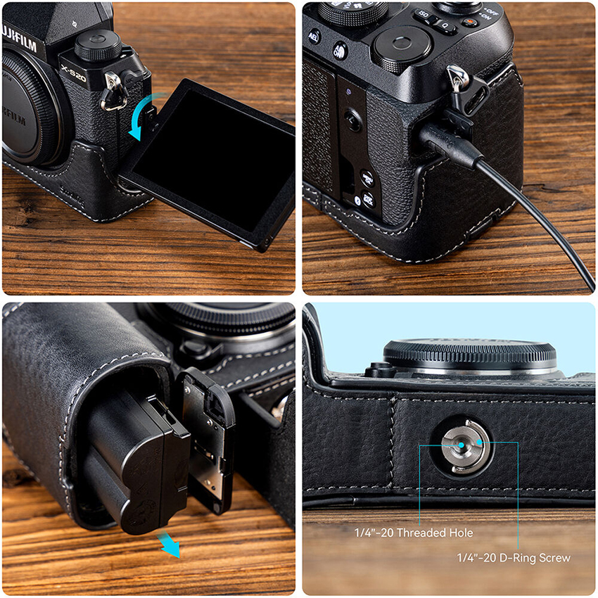 SmallRig Leather Case for Fujiilm X-S20 4232 06
