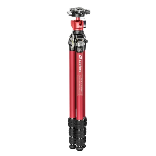 Chân máy ảnh Leofoto Mr.Y - LY-224C+LH-25R | Red (Chính Hãng)